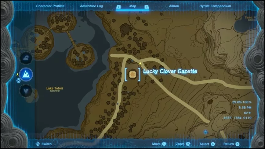 Tears Of The Kingdom Lucky Clover Gazette Quest Guide Zelda TOTK