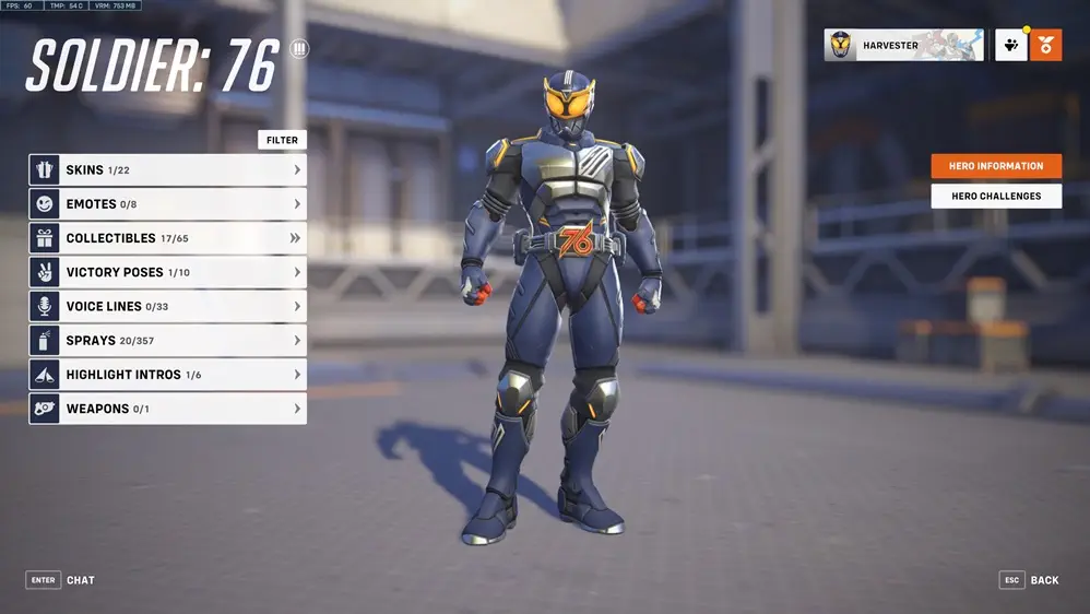 Soldier 76 in Overwatch 2