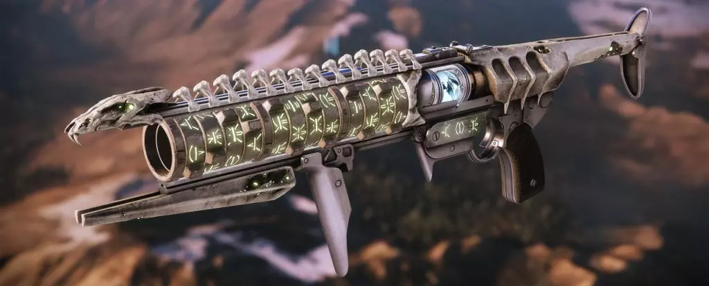 Witherhoard Kinetic Grenade Launcher with Ornament Equipped in Destiny 2