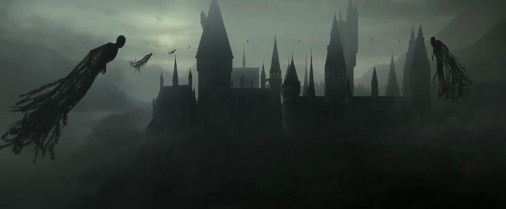 Dementors Approaching Hogwarts Castle in Harry Potter