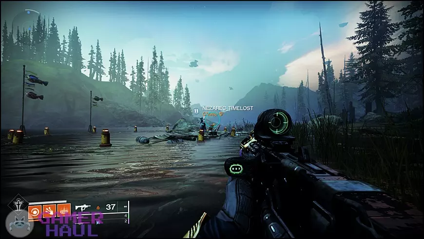 in-game screenshot of EDZ fishing pond in destiny 2