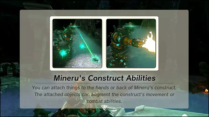 Mineru's Construct Abilities Overview Tutorial in Zelda: Tears of the Kingdom (TotK)