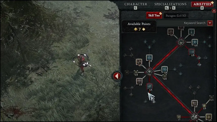 Diablo 4 Rogue Skill Tree
