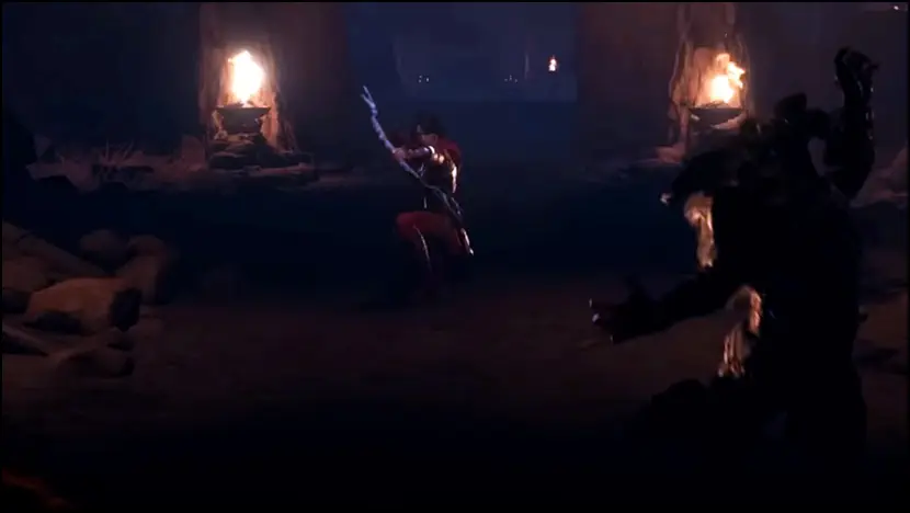 Screenshot from Rogue Trailer of Diablo 4