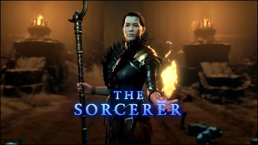 The Sorcerer Image in Diablo 4