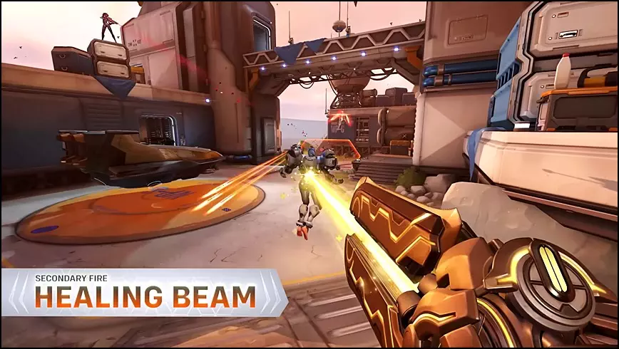 Overwatch 2 Illari Healing Beam Ability Screenshot
