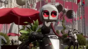Atomic Heart Screenshot Featuring Creepy Robot