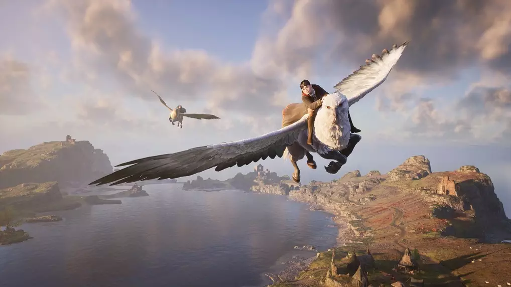 Hippogriff Flying Mount World Traversal Option in Hogwarts Legacy