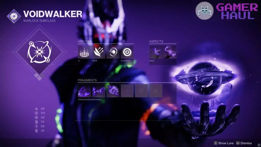 Warlock Voidwalker Subclass in Destiny 2 Featuring All Necessary Fragments, Aspects and Abilities