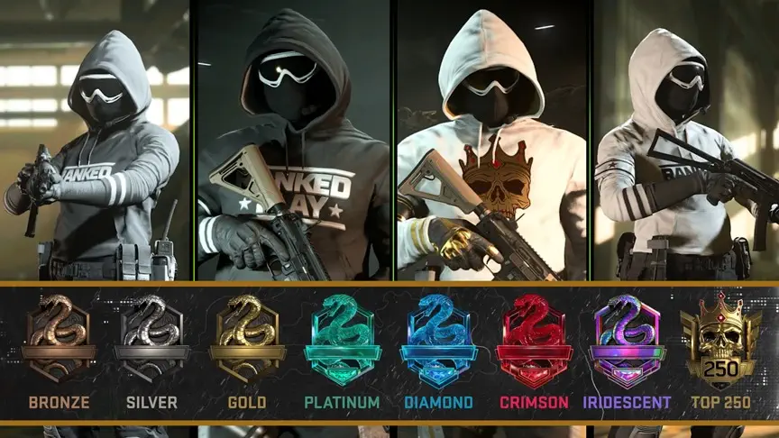 Call of Duty Modern Warfare 2 Ranked Play Skill Divisions Ranks