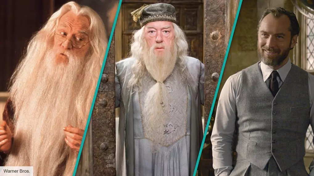 Dumbledore As Seen in Harry Potter and Fantastic Beasts Movies before Hogwarts Legacy