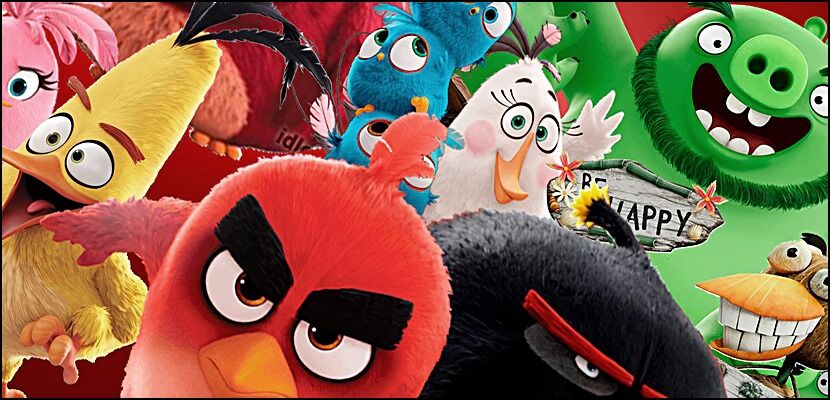 Poster of Angry Birds mobile game by Rovio Entertainment, now acquired by SEGA