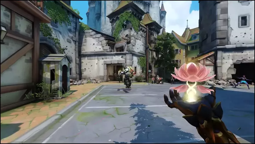 Lifeweaver healing blossom ability screenshot