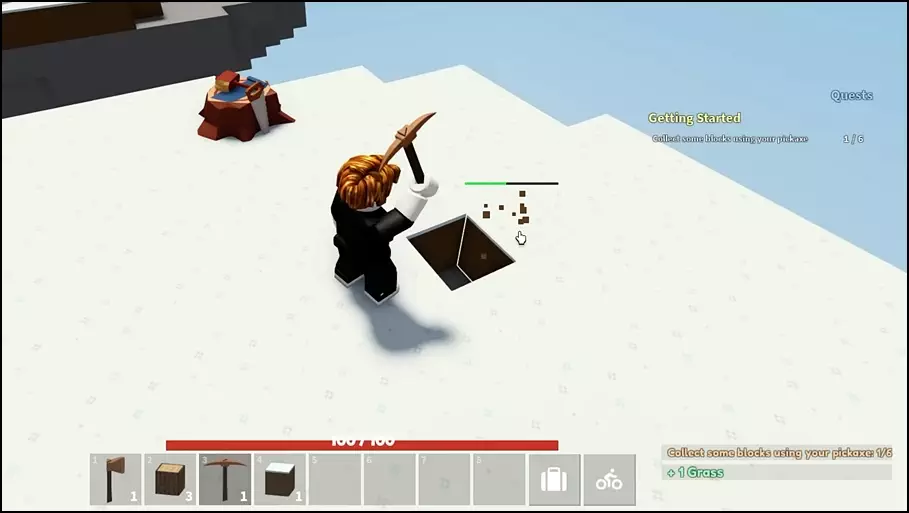 drop items in roblox islands in game screenshot