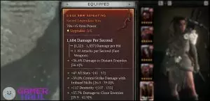 Screenshot of Best Bow Affixes in Diablo 4 (D4)