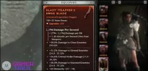 Best Dagger Affixes for Rogue Class in Diablo 4 Screenshot
