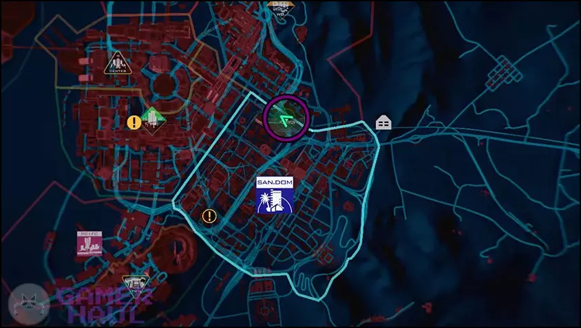 Errata Katan Location in Cyberpunk Phantom Liberty Map