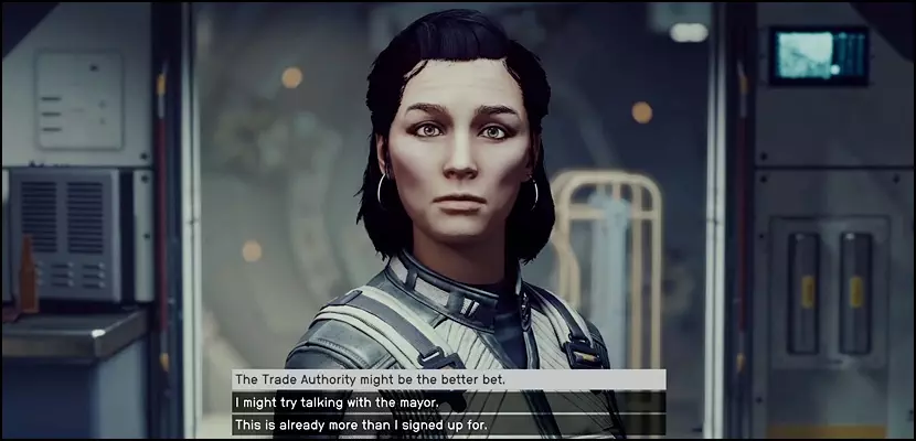Helen Dialogue Options in Starfield's Rough Landings Mission