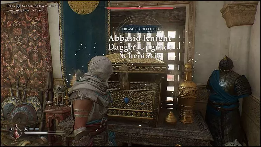 Abbasid Knight Dagger 1st Upgrade Schematic Chest in Assassin