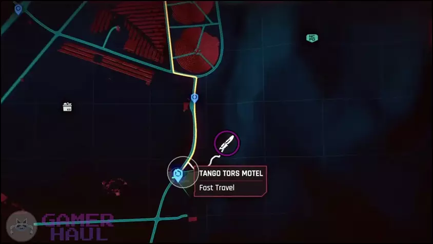 Blue Fang Iconic Throwing Knife Map Location in Cyberpunk 2077