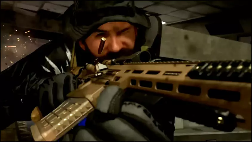 BAS B Battle Rifle in Action in COD MW3