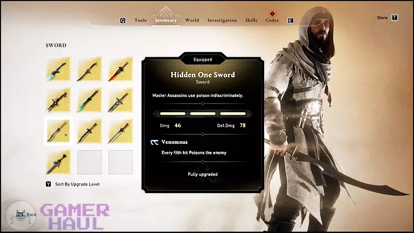 Screenshot of Hidden One Sword in Assassin