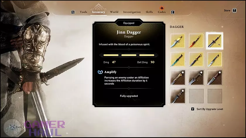 Screenshot of Jinn Dagger in Assassin