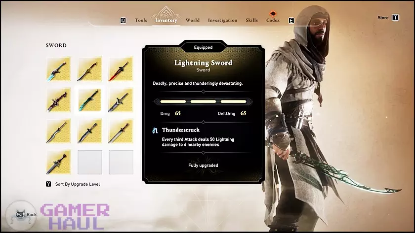 Screenshot of Lightning Sword in Assassin