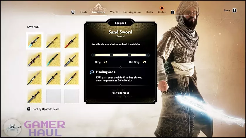 Screenshot of Sand Sword in Assassin
