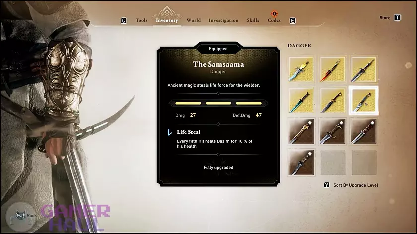 Screenshot of The Samsaama Dagger in Assassin