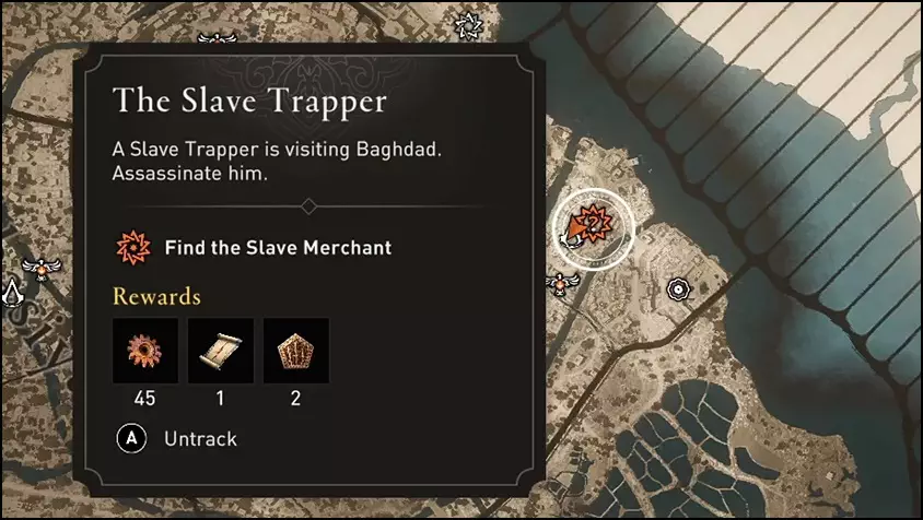 The Slave Trapper Contract in Assassin