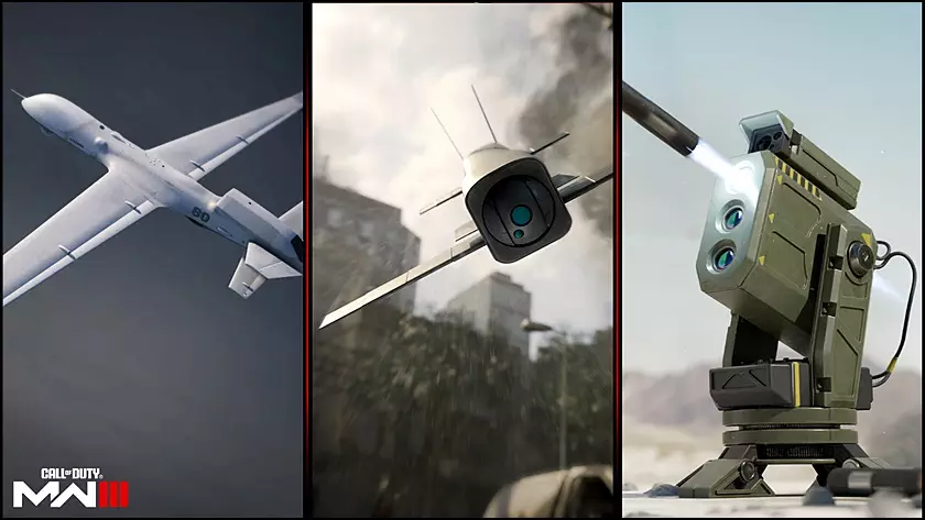 UAV, Mosquito Drone and SAM Turret Killstreaks in Call of Duty: Modern Warfare 3