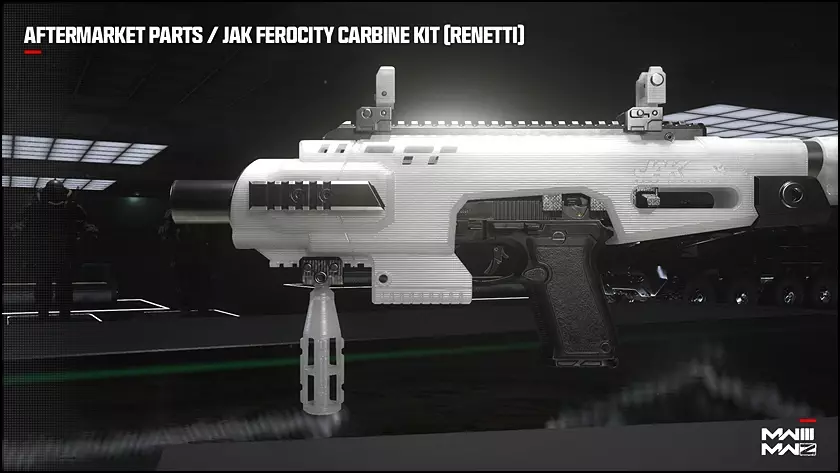 The Renetti handgun, a great choice for a secondary weapon for the MTZ 762 BR in Call of Duty: Modern Warfare 3.