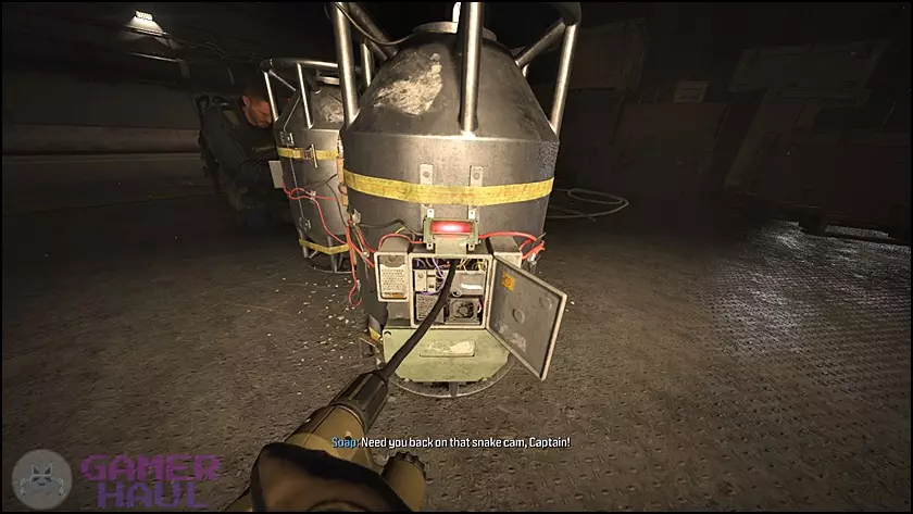 Using Snake Cam on Makarov's Bomb in Trojan Horse Mission of COD MW3 