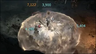 Overpower Damage Numbers in Diablo 4