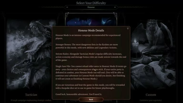 baldur's gate 3 tier list honor mode