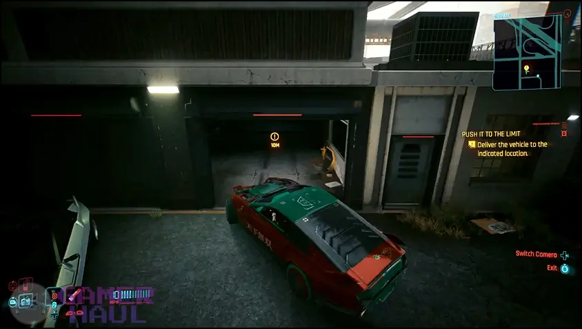 Delivering a Car to Complete the Vehicle Contract Mission in Cyberpunk 2077 Phantom Liberty