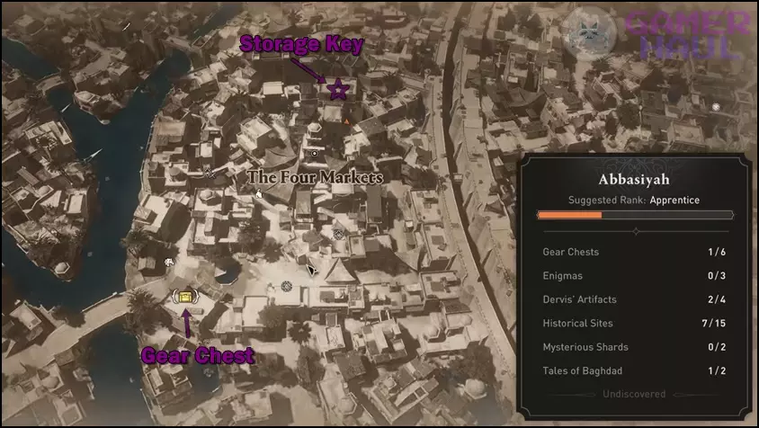 All Assassin's Creed Mirage dagger locations
