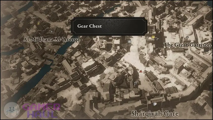 Abbasid Knight Dagger Gear Chest Location in Assassin's Creed Mirage