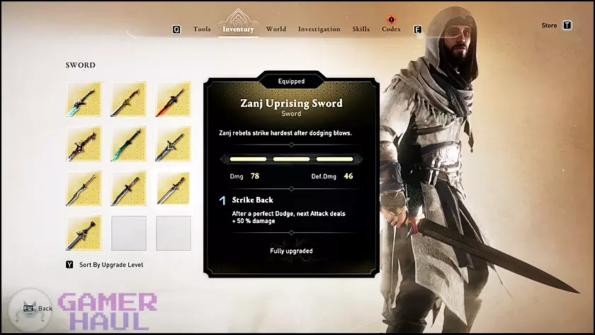 Assassins Creed Mirage How To Get Zanj Uprising Sword And Its Upgrade