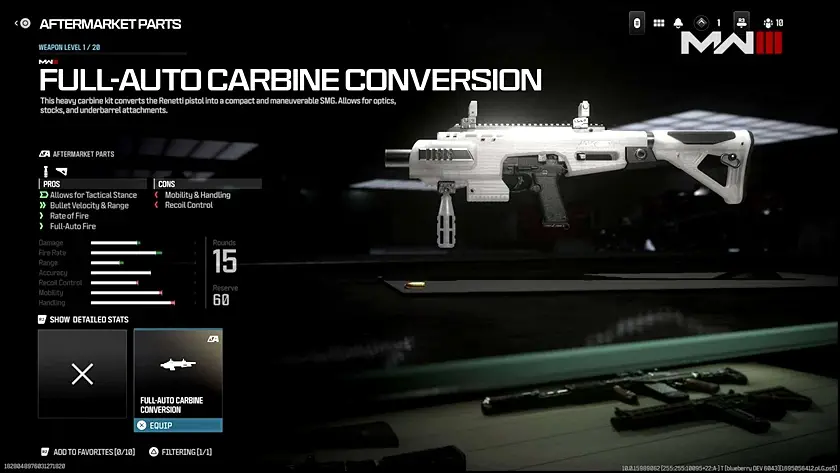 List of All Aftermarket Parts at Release in
Call of Duty: Modern Warfare 3